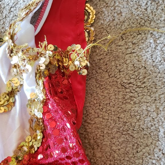 Children's Cheer Leader Majorette Halloween Dance costume dress boot covers - Picture 7 of 11